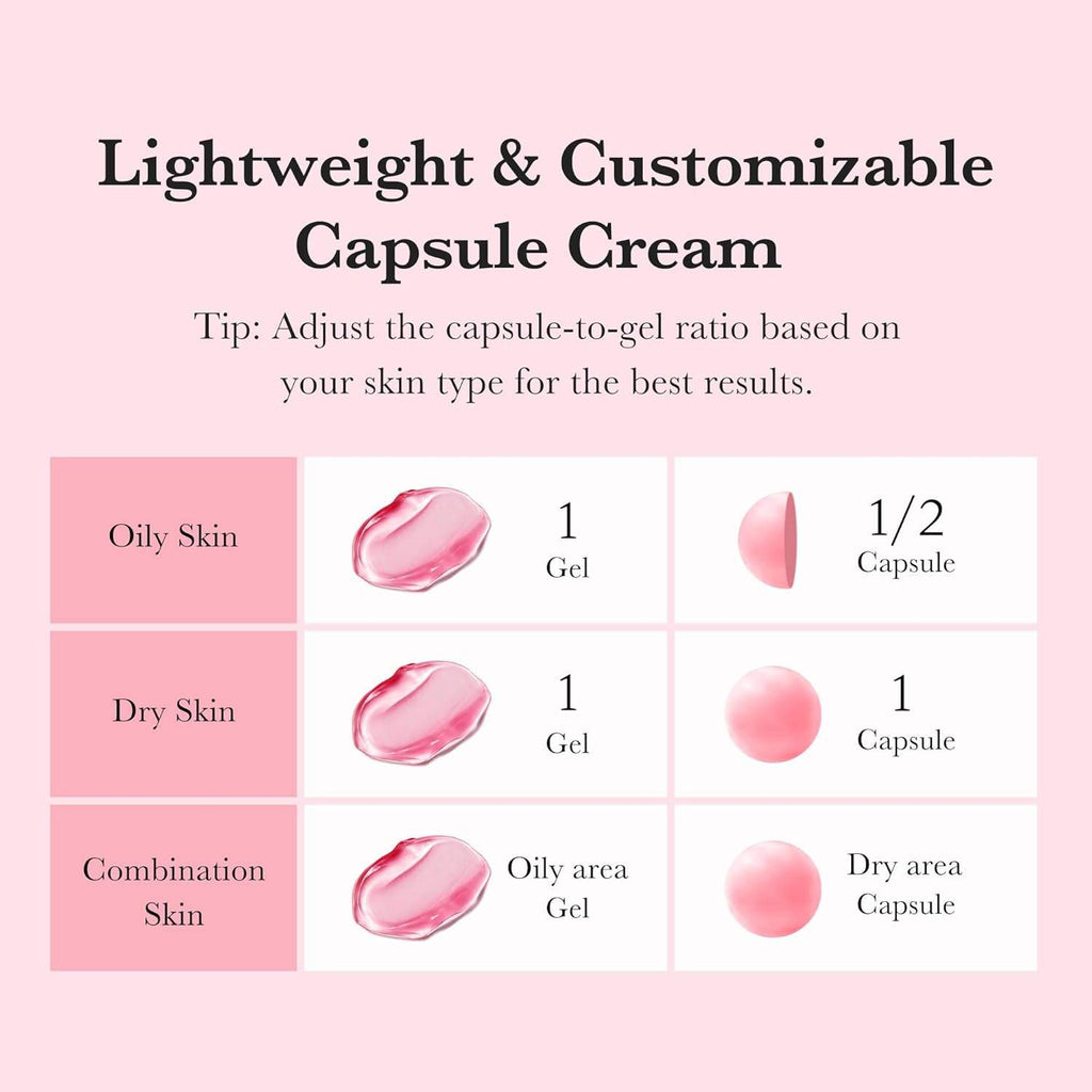 ក្រែម Medicube Cream TXA+Niacinamide Capsule Cream ក្រែមផ្តល់សំណើមពីរជាន់ ភ្លឺរលោង